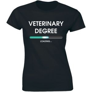Veterinary Degree Loading Awesome Vet Tee T-shirt